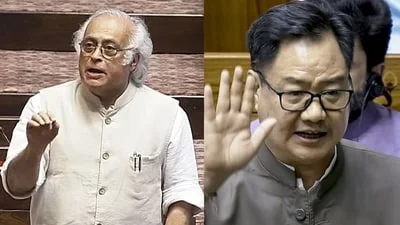 'Cowards': Congress on Amit Shah's 'no show ' in Lok Sabha, Rijiju hits back