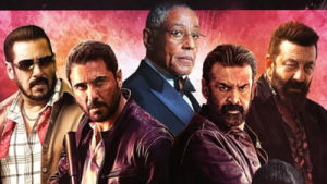 One of their stops is India, where they encounter Salman Khan and Sanjay Dutt
