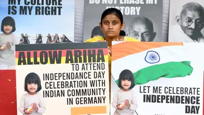 Ariha Shah was placed under German foster care custody in September 2021, when she was just seven months