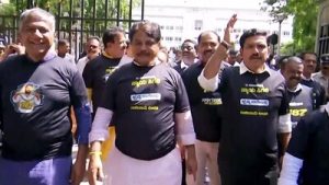 The BJP leaders accused the government of protecting those facing corruption allegations and said