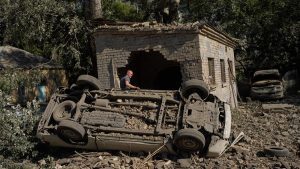 Romania's Defence Ministry said that an unidentified drone crashed and caught fire in an uninhabited