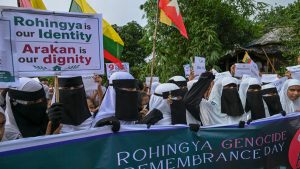 After the 2017 crackdown, hundreds of thousands of Rohingya Muslims crossed from Rakhine
