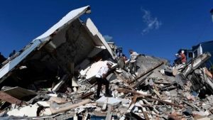 An enduring conspiracy theory has resurfaced on social media after a 7.4 magnitude earthquake hit