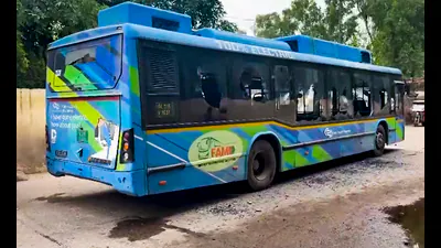 A 12-year-old girl was killed when a speeding DTC bus from the wrong side rammed into a two-wheeler