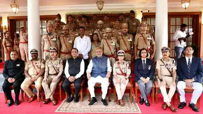 MUMBAI: Nearly 300 police personnel across Maharashtra who were awarded the President’s medal in 2023