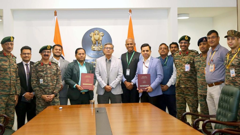 The Ministry of Defence on Friday (August 14, 2026) signed contracts worth ₹1,577 crore with Tata