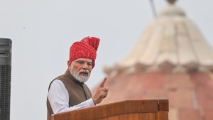 This was Prime Minister Narendra Modi's 13th address from the ramparts of the Red Fort