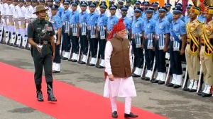 Talking about his government's resolve to make India self-reliant, PM Modi highlighted the country's