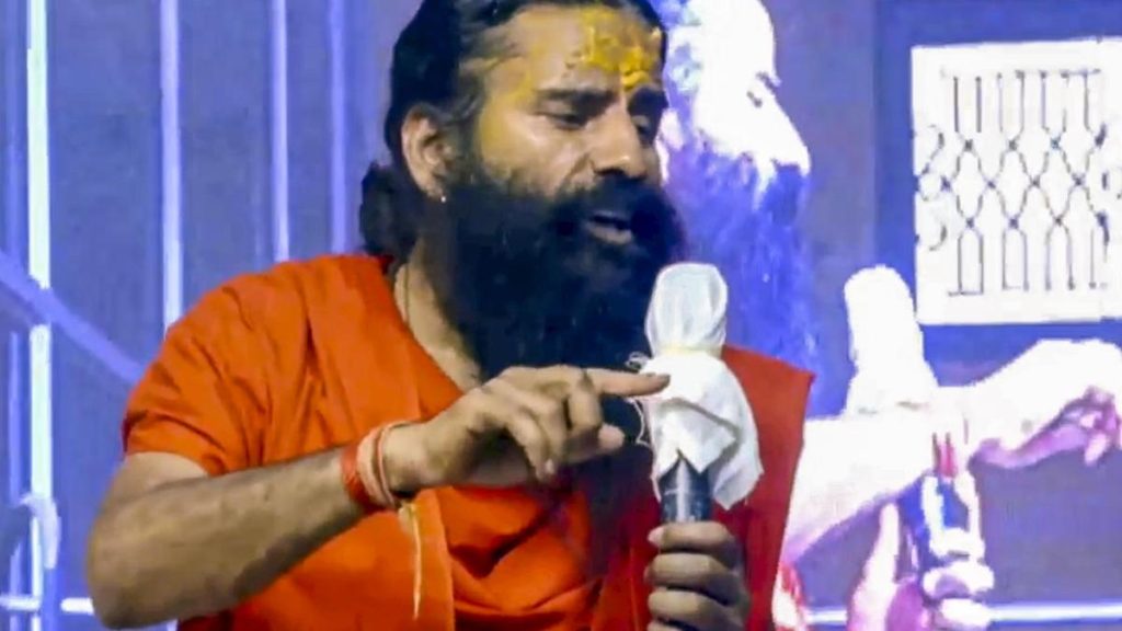 Ramdev said, “I am seeing protests by students everyday over unavailability of teachers in schools