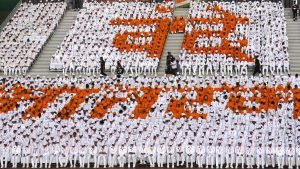 In the recently concluded monsoon session of Parliament , Vande Mataram was played in its entirety