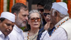 Sonia Gandhi's objection during the rendition of India's national song, 'Vande Mataram'