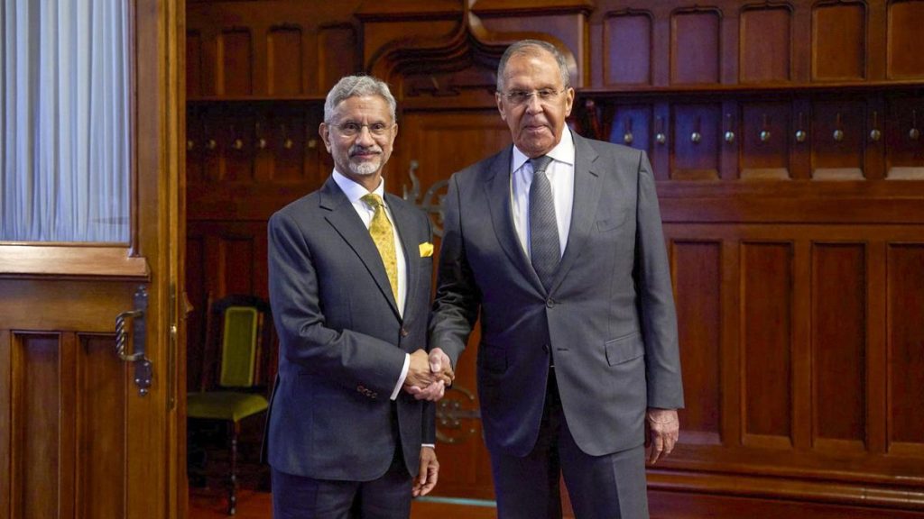 Jaishankar held wide-ranging talks with his Russian counterpart Sergey Lavrov , with the two leaders