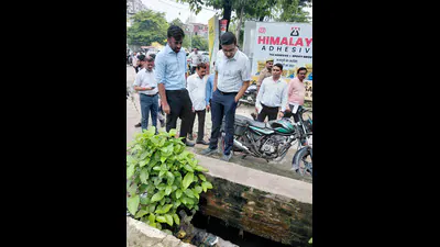 : Water levels in the Ganga and Yamuna continued to recede in Prayagraj on Tuesday, with the rivers