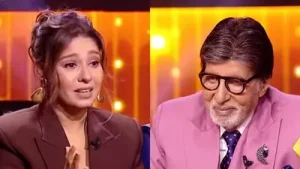 Playback singer Sunidhi Chauhan is all poised to grace Amitabh’s quiz show, Kaun Banega Crorepati 18