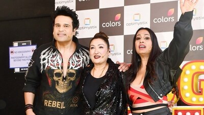 Recently, Govinda’s nephew Krushna Abhishek’s wife Kashmera Shah lost her temper when she was asked