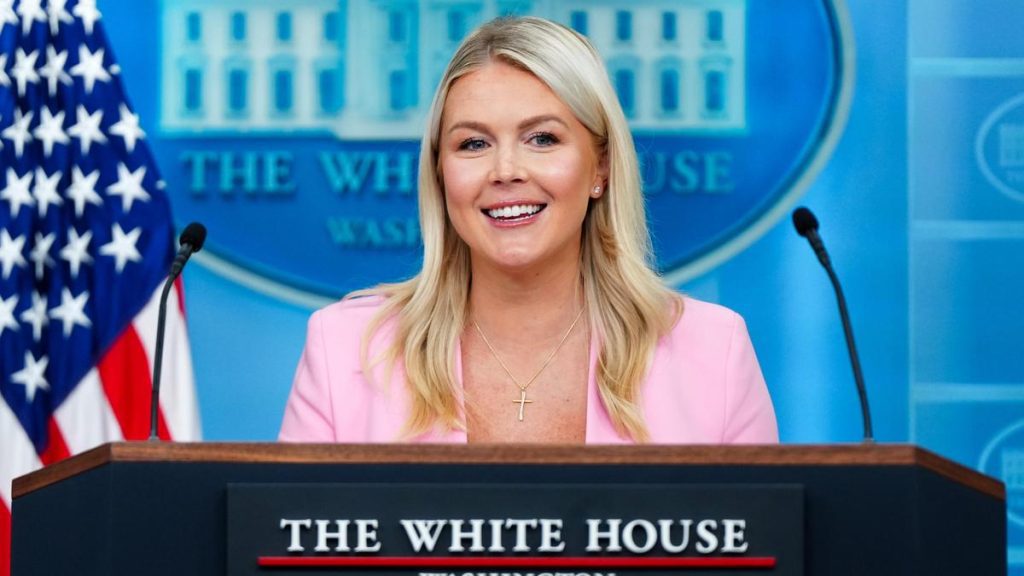 White House press secretary Karoline Leavitt, youngest person to hold role, to leave at month's end