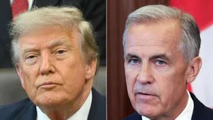 During a press conference in Ottawa on Saturday, Carney said, “The US introduced, in the last hours
