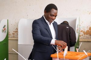 Zambia President Hakainde Hichilema has been re-elected for a second five-year term, the Electoral