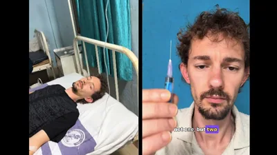An American tourist has praised India's public healthcare system after receiving free treatment