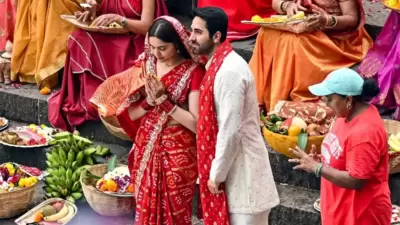 Ayushmann Khurrana, Sharvari give sanskari vibes in first pics from sets of Sooraj
