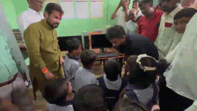 Cockroach Janta Party (CJP) founder Abhijeet Dipke launched the 'School Thik Karo' campaign to improve