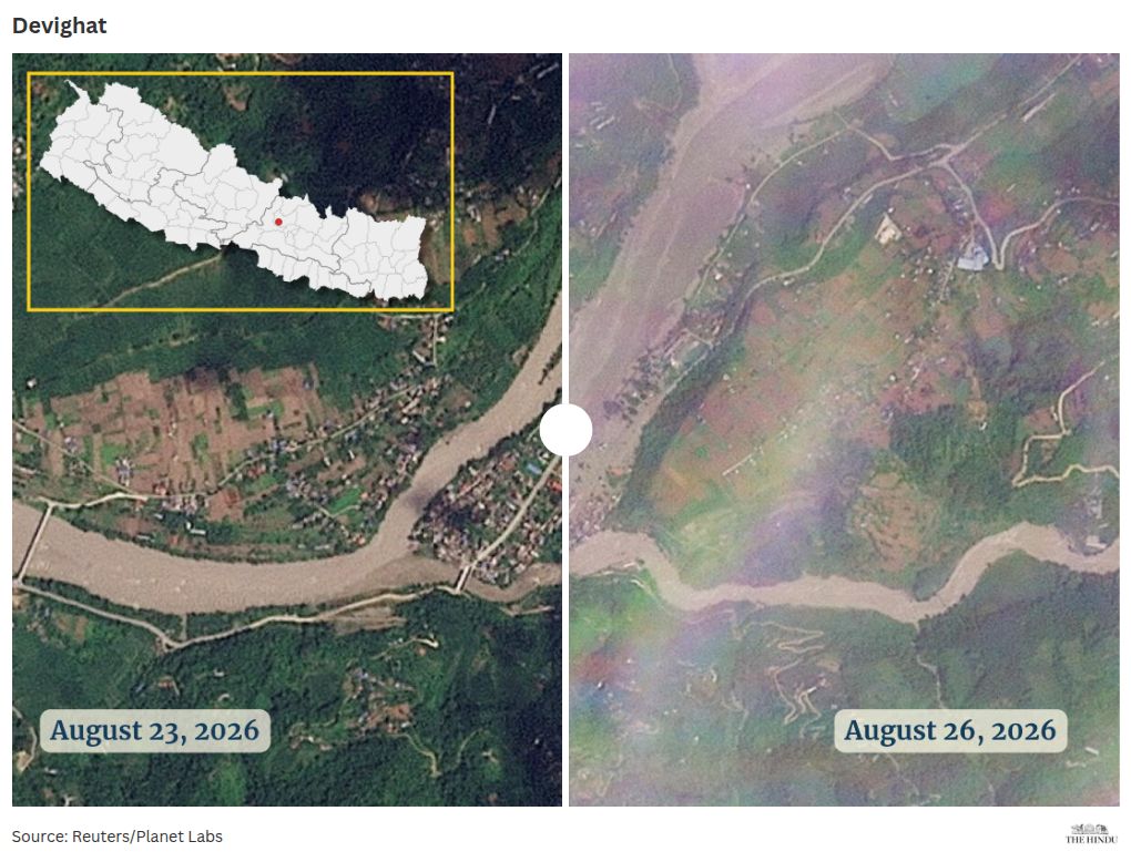 Flash floods in Nepal, caused by a glacial collapse along: A practical reader guide