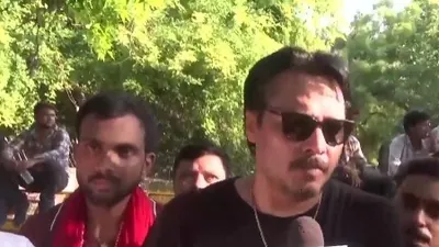 The protest was organised by ‘Reservation Hatao Andolan’, a social media movement opposing quotas