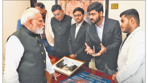 Because of that we can very quickly make our place,” Modi said