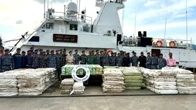 55 kg meth worth ₹300 crore seized from maize consignment near Mumbai port