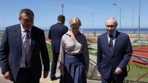 Russian President Vladimir Putin made his first official visit to the disputed Kuril Islands on Thursday