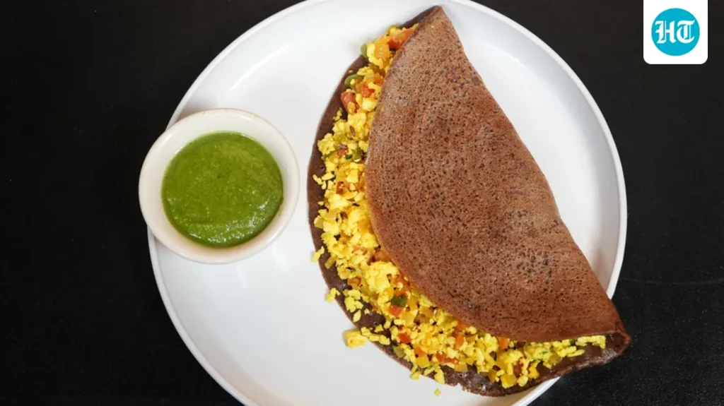 One such recipe was shared by chef Sanjeev Kapoor on his website – Stuffed ragi cheela