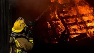 A vegetation fire broke out near the canyon between Sorrento Valley Boulevard and Carmel Mountain Road