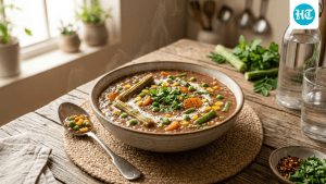 Nutritionist shares recipe for calcium-rich ragi and vegetable soup for women that supports bones and overall
