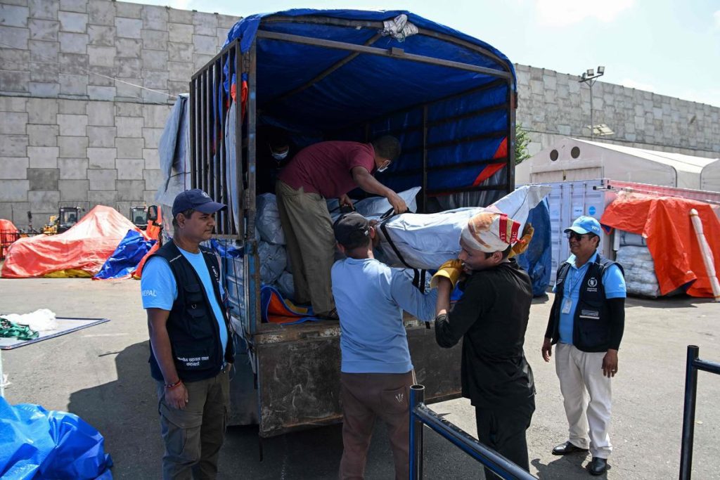 Workers unload emergency relief supplies from the United Nations: A practical reader guide