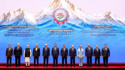 “Prime Minister Muhammad Shehbaz Sharif in a group photo with heads: A practical reader guide