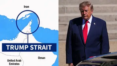 US President Donald Trump on Saturday shared an image of a map: A practical reader guide