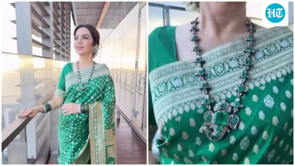 Also read | Nita Ambani looks regal in green silk saree and gajra: A practical reader guide