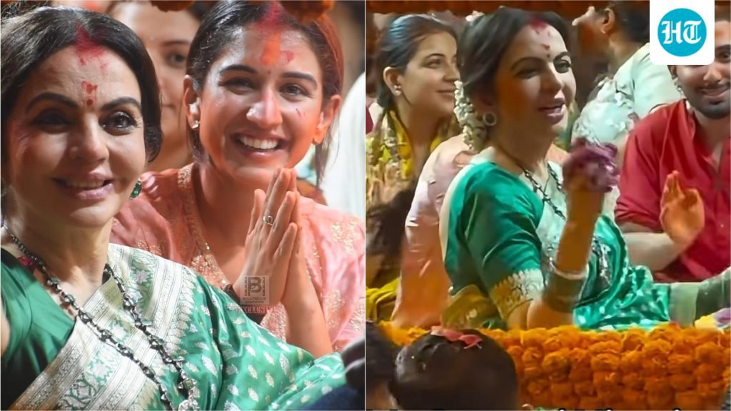 Nita Ambani looks regal in green silk saree and gajra for Ganpati: A practical reader guide