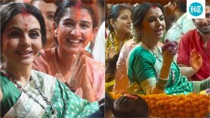 Nita Ambani looks regal in green silk saree and gajra for Ganpati: A practical reader guide