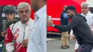 Ajith Kumar gives angry glare to a fan seeking selfie with him at Le: A practical reader guide
