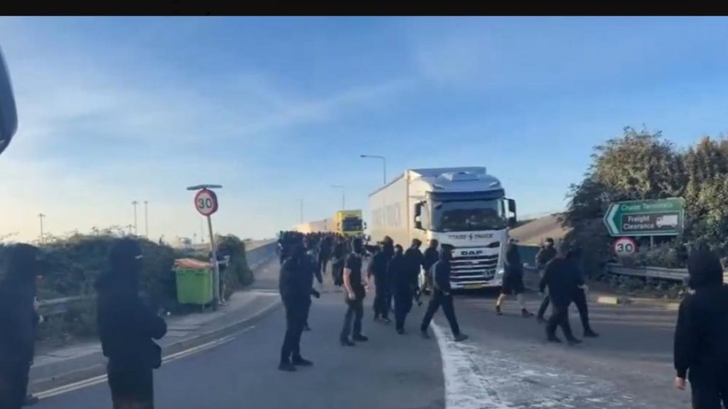 Masked men block traffic at UK's Dover port amid anti-immigrant: A practical reader guide