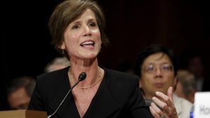 Sally Yates, who was a deputy attorney general in the Obama: A practical reader guide