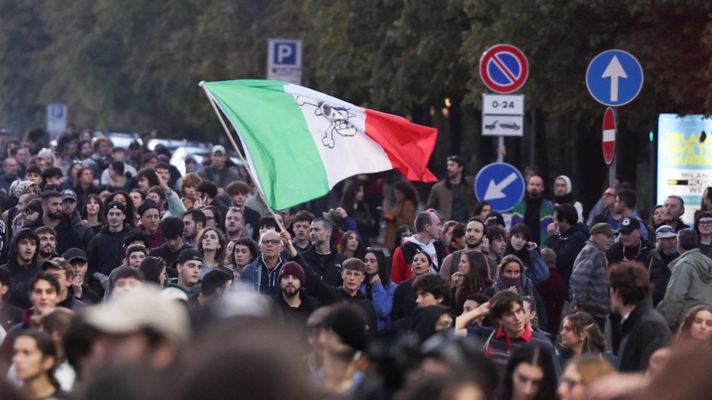 Soldiers guard centre of Milan as thousands of protesters march: A practical reader guide