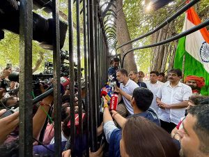 Standing inside Akashvani Bhavan premises, Lok Sabha LoP Rahul Gandhi: A practical reader guide