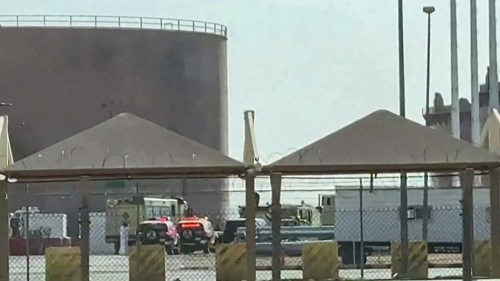 Flames and smoke were seen rising from a facility belonging to Saudi: A practical reader guide
