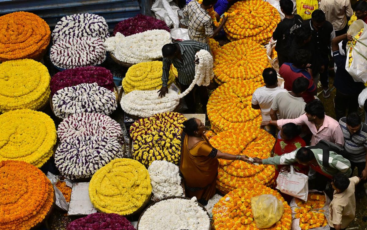 Devotees offering prayer and clicking pictures at Minto Road Mandal: A practical reader guide