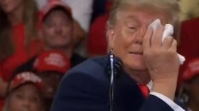 President Donald Trump briefly interrupted his campaign rally: A practical reader guide