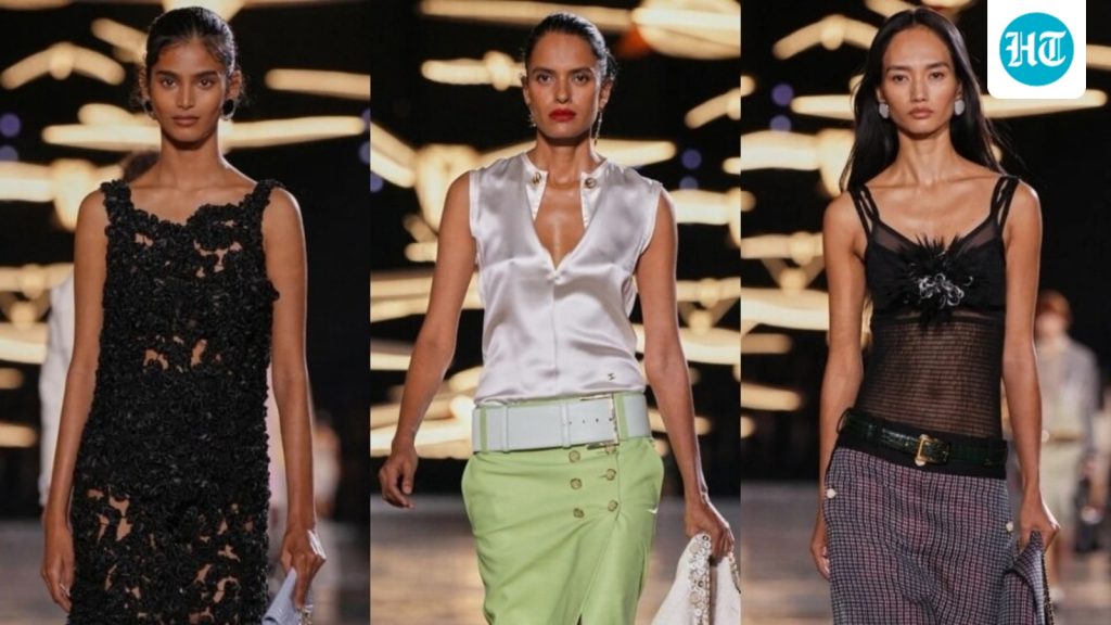 Indian models Bhavitha Mandava , Lakshmi Menon and Mona Bhujel walked: A practical reader guide