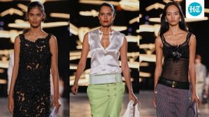 Indian models Bhavitha Mandava , Lakshmi Menon and Mona Bhujel walked: A practical reader guide