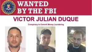 FBI puts Colombian on most-wanted list for alleged drug-money: A practical reader guide